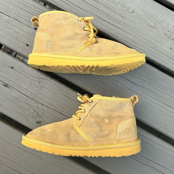 UGG Yellow Suede Neumel Boots | Ladies Size EU 37 - Picture 9 of 14
